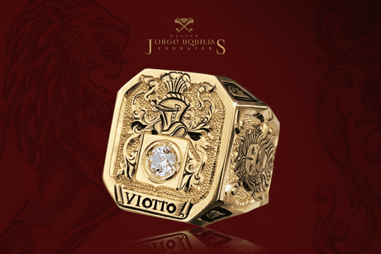 Heraldic Legacy Ring Special Edition 18k Gold - Majestic Diamond