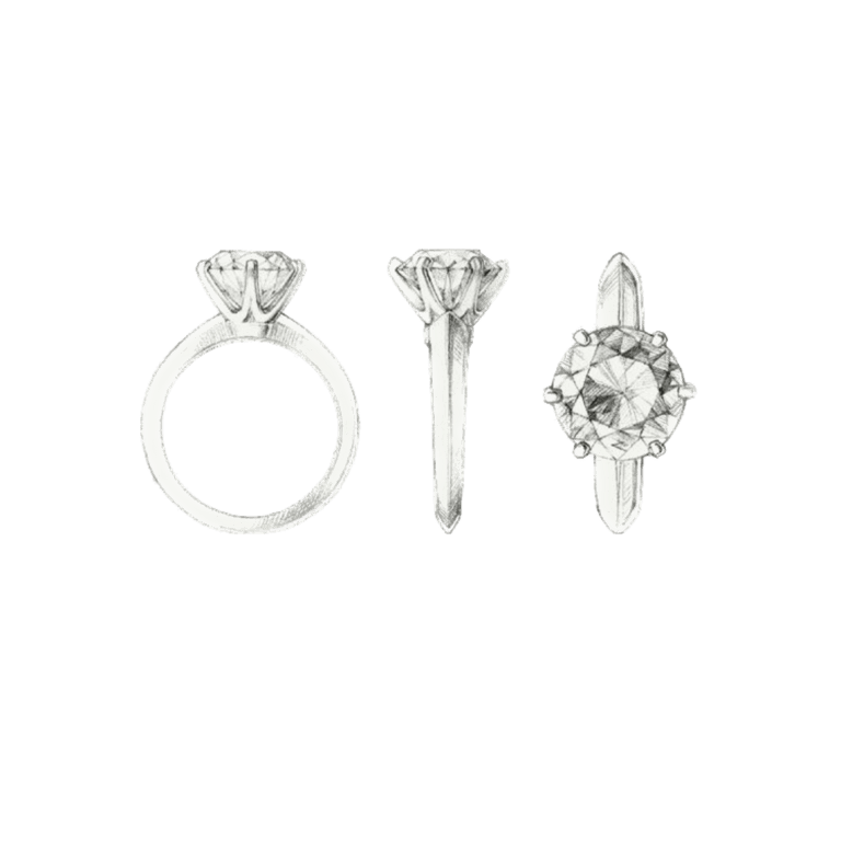 Weeding ring Platinum with Diamond VVS1 Certified.