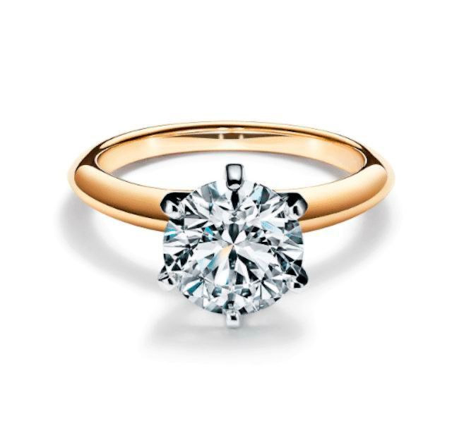 Engagement Ring Diamond 2.01 18k Gold