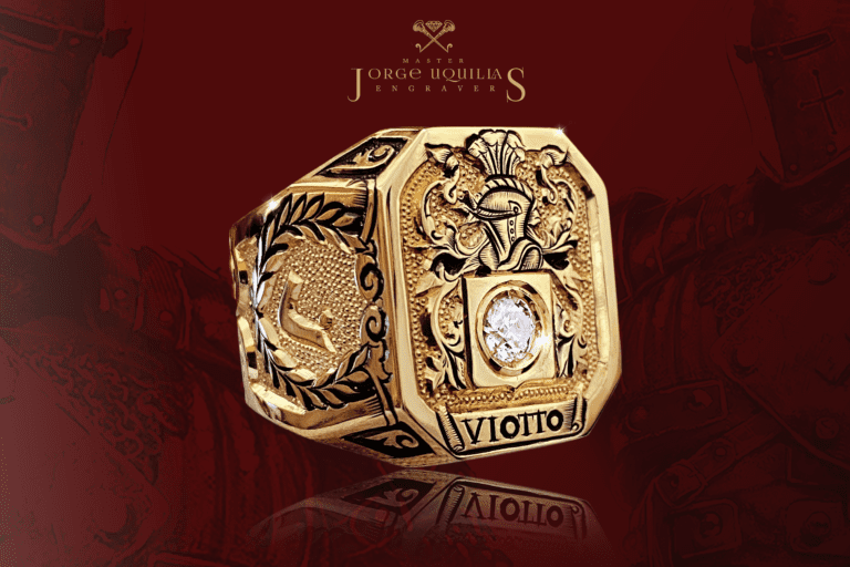 Heraldic Legacy Ring Special Edition 18k Gold - Majestic Diamond