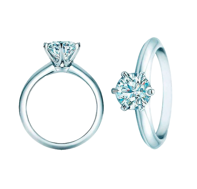 Engagement Ring Diamond 2.01 18k White Gold