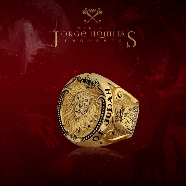 Lion Emperor Ring 18k Gold