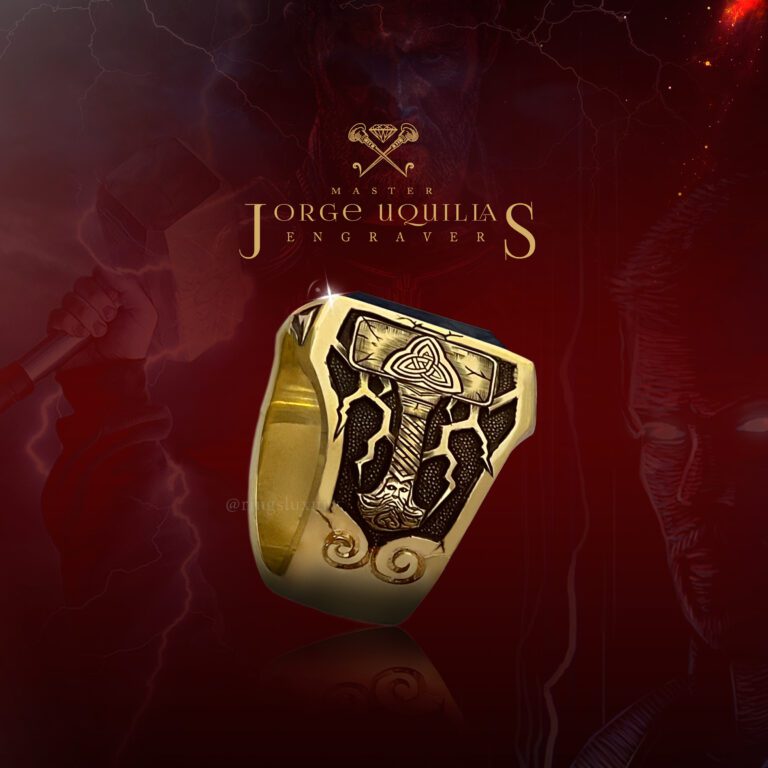 Tempest Ring 18k Gold Pietersite