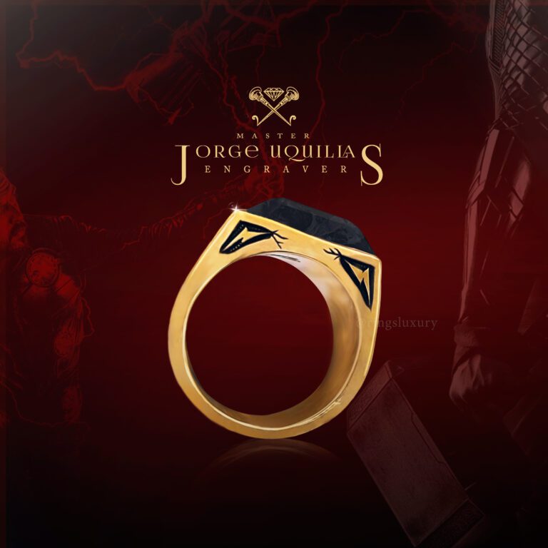 Tempest Ring 18k Gold Pietersite