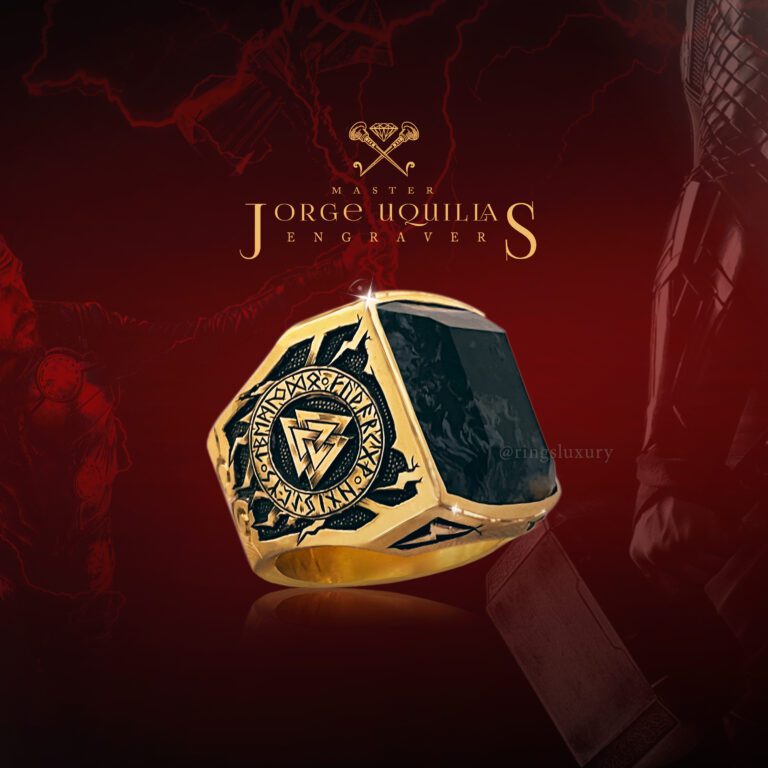 Tempest Ring 18k Gold Pietersite