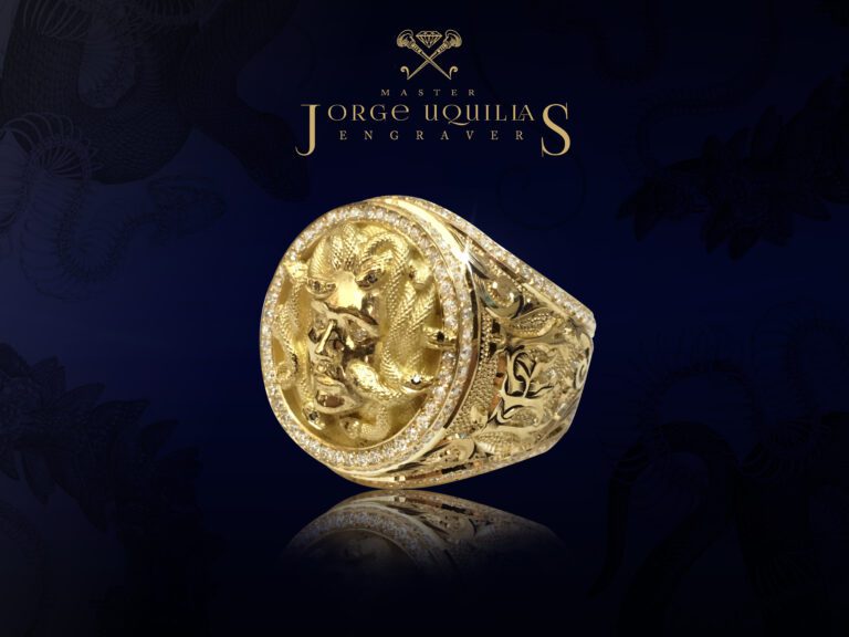 Medusa Ring Special Edition 18k Gold - Diamonds