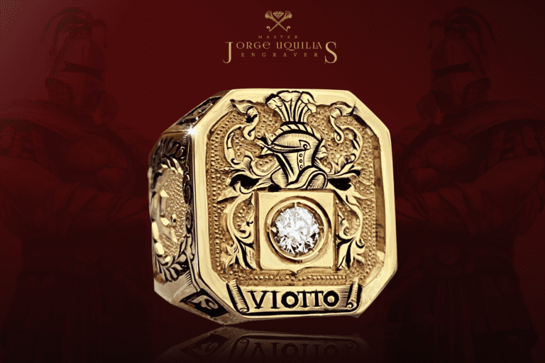Heraldic Legacy Ring Special Edition 18k Gold - Majestic Diamond