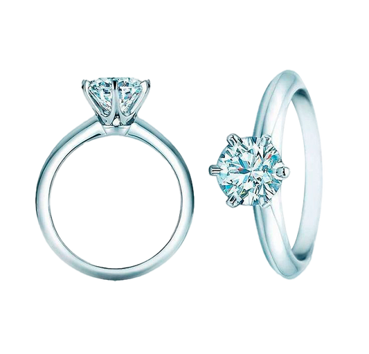 Engagement Ring Diamond 2.01 18k White Gold