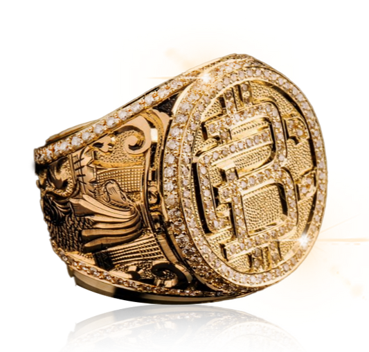 Bitcoin Ring Special Edition 18k Gold - Diamonds