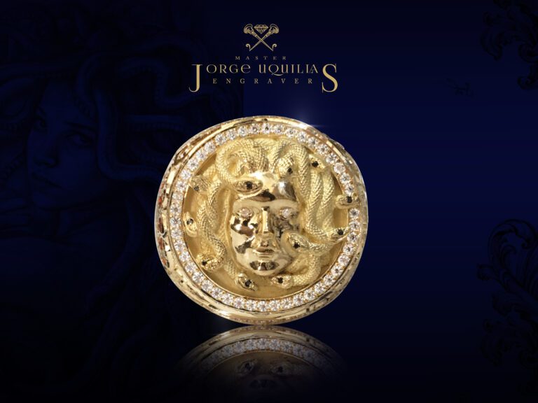 Medusa Ring Special Edition 18k Gold - Diamonds