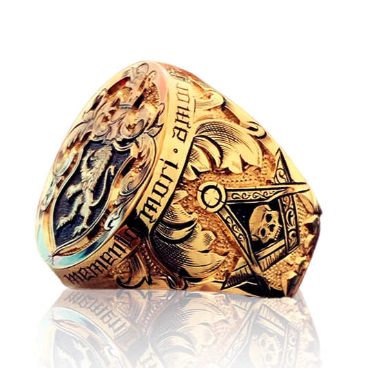 Heraldic Emperor Ring 18k Gold