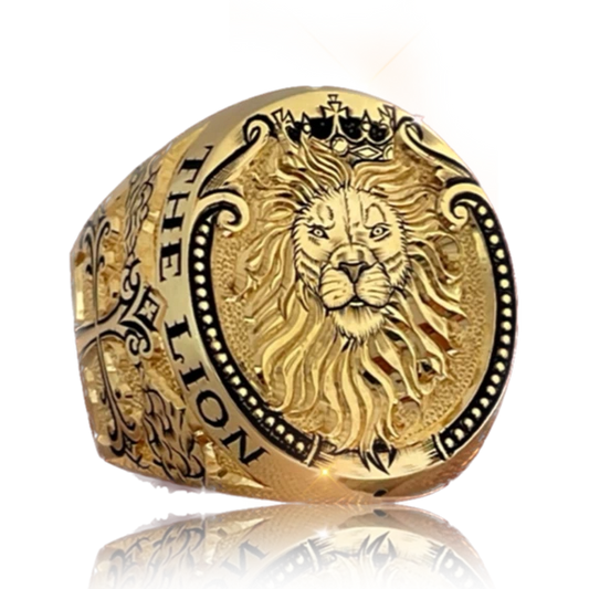 Lion Emperor Ring 18k Gold