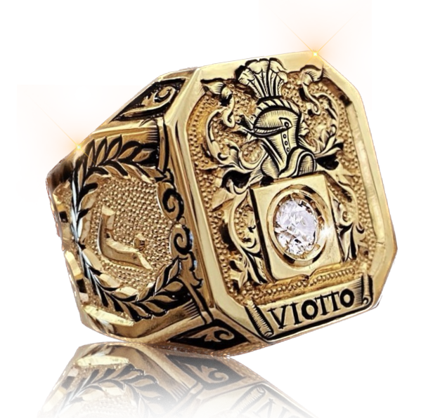 Heraldic Legacy Ring Special Edition 18k Gold - Majestic Diamond
