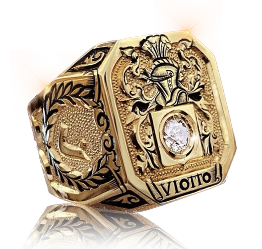 Heraldic Legacy Ring Special Edition 18k Gold - Majestic Diamond